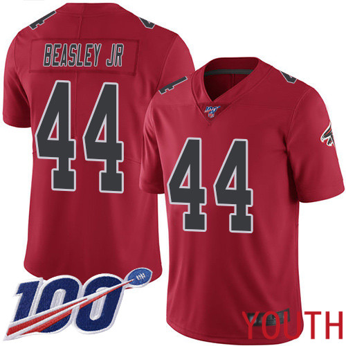 Atlanta Falcons Limited Red Youth Vic Beasley Jersey NFL Football #44 100th Season Rush Vapor Untouchable->youth nfl jersey->Youth Jersey